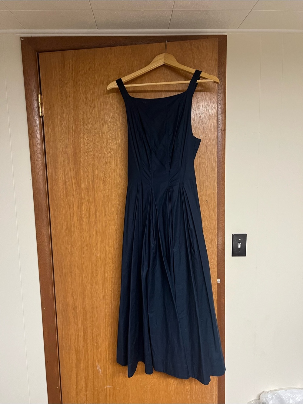 Reformation Navy Sleeveless Maxi Dress